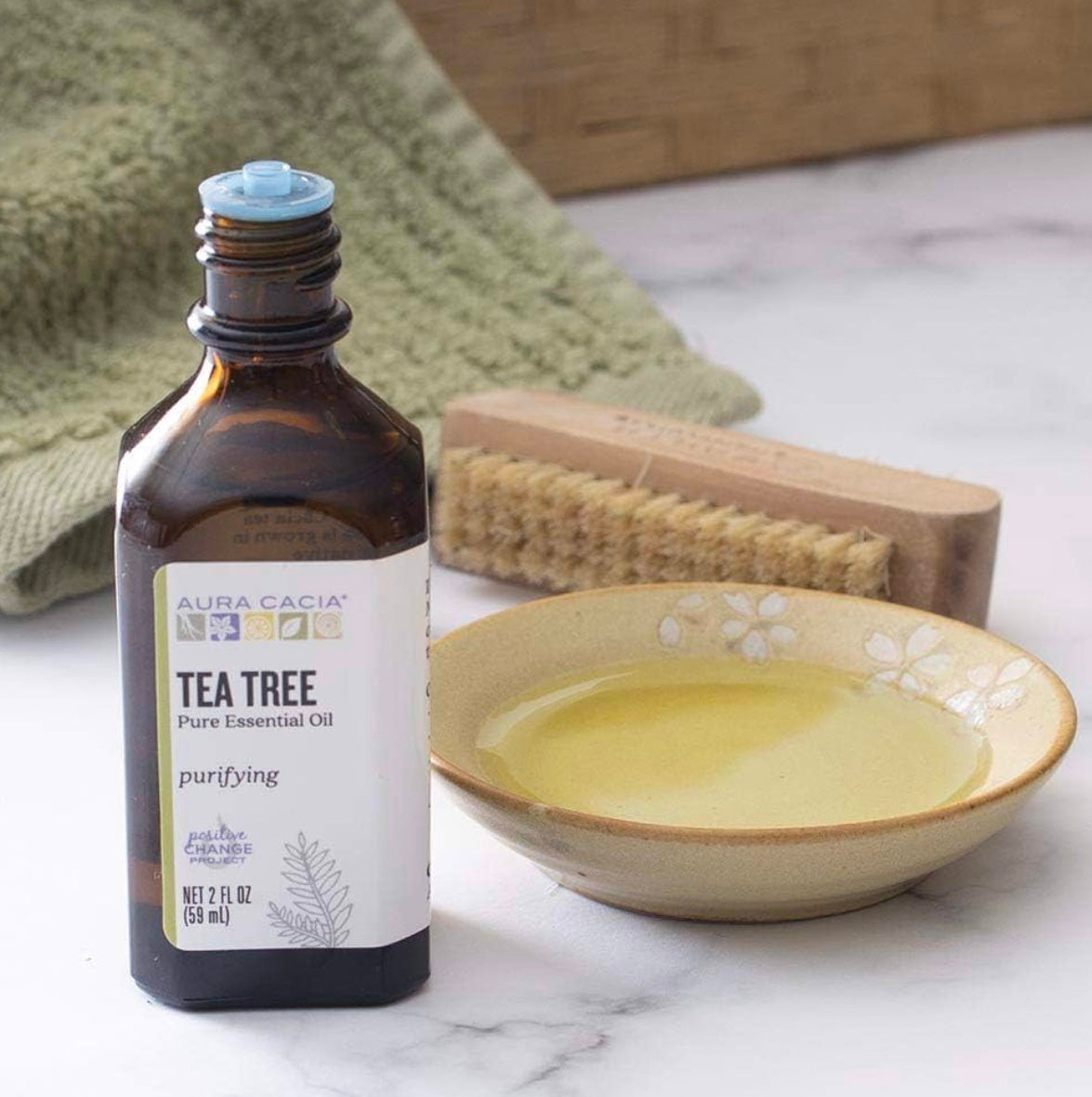 Aura Cacia: "Tea Tree" Essential Oil - 2 Fl Oz