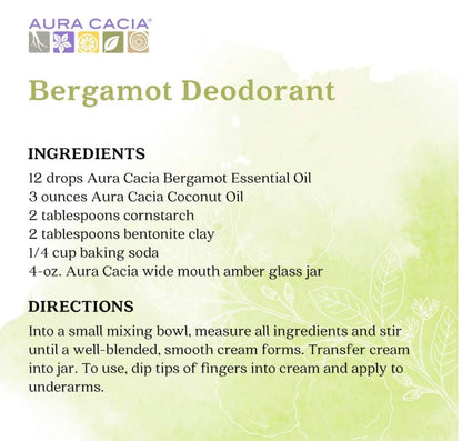 Aura Cacia: "Bergamot" Uplifting Essential Oil - 0.5 Fl Oz