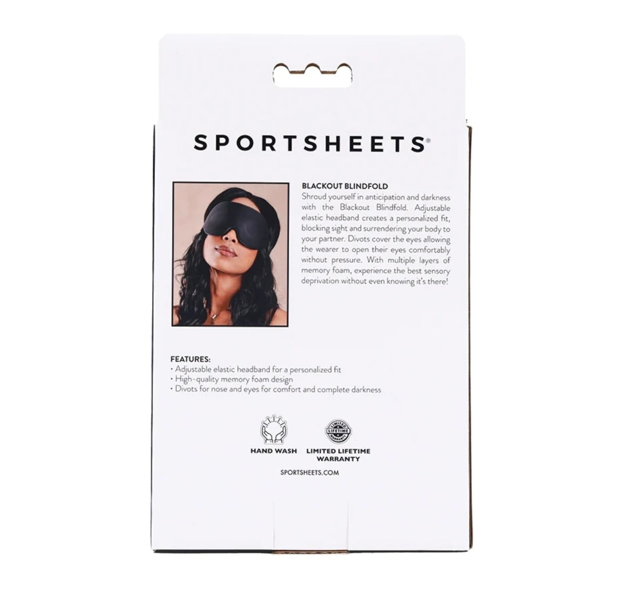 Sportsheets’ Blackout Blindfold