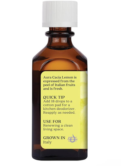 Aura Cacia: "Lemon" Essential Oil - 2 Fl Oz