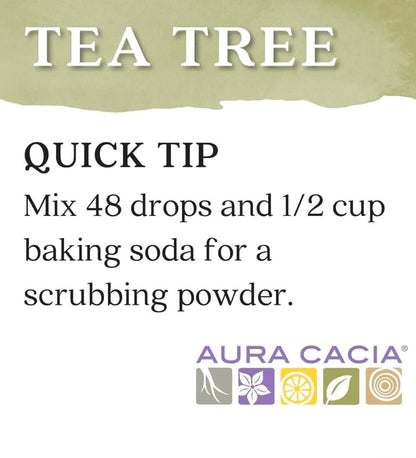 Aura Cacia: "Tea Tree" Essential Oil - 2 Fl Oz