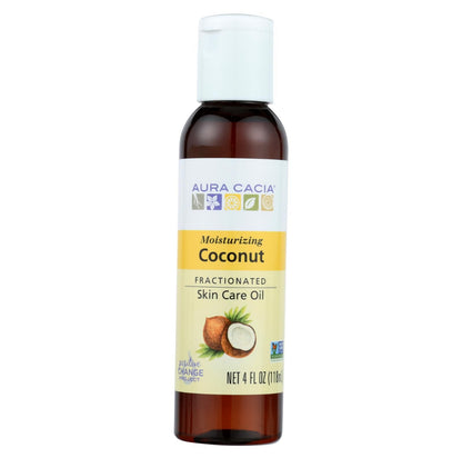 Aura Cacia: Fractionated Coconut Oil - 4 Fl Oz