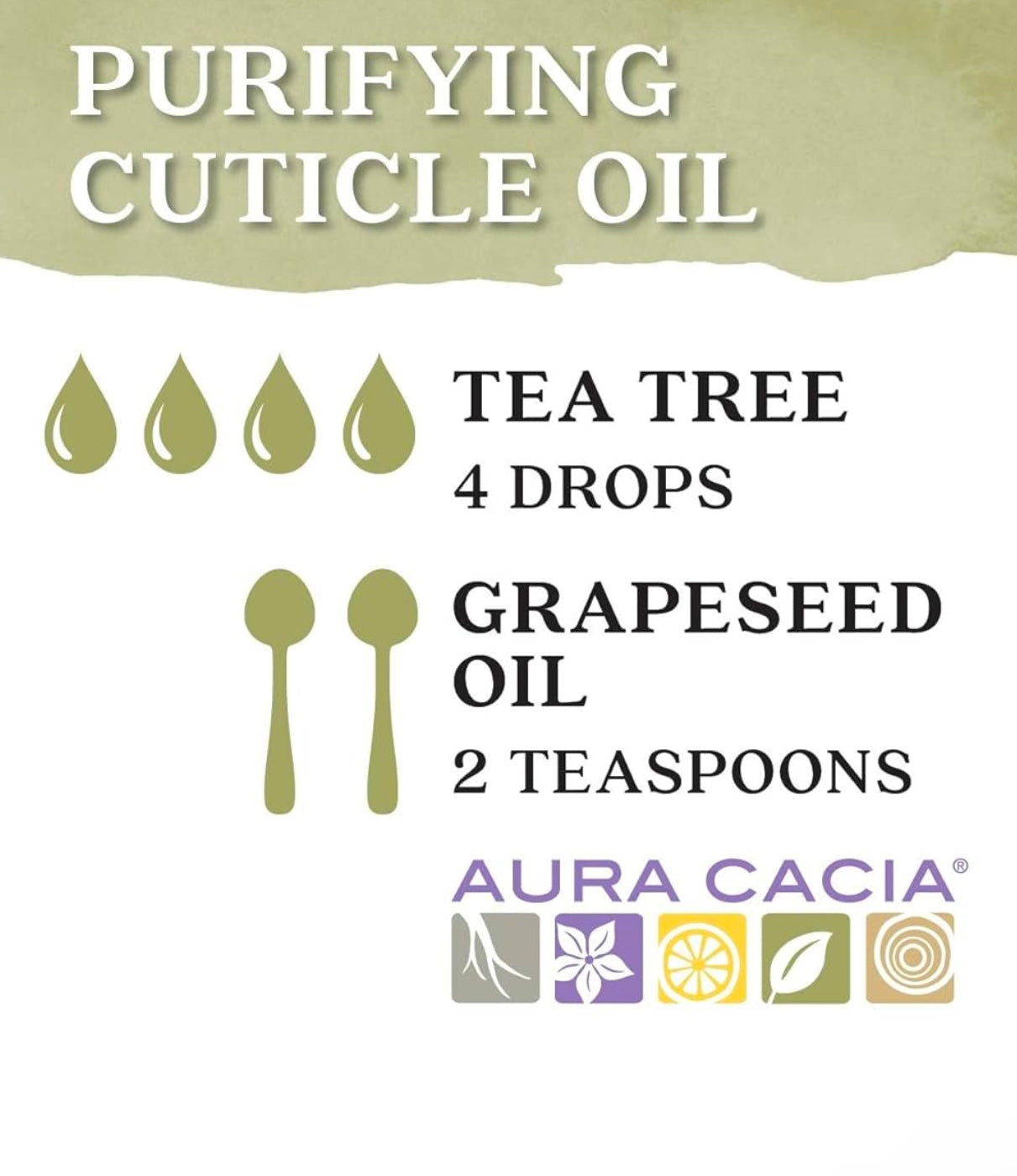 Aura Cacia: "Tea Tree" Essential Oil - 2 Fl Oz